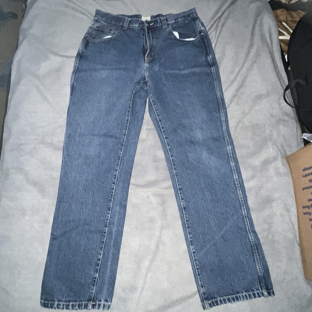 RedHead Mens‎ Denim Jeans 36x34 EXC COND Dk Blue